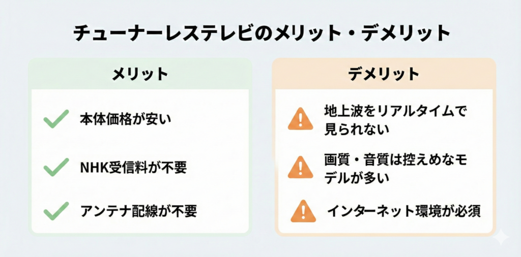 2026年】チューナーレステレビおすすめ2選！NHK受信料不要で動画満喫