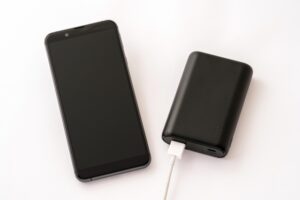 ☆Essential 20000mAh モバイルバッテリー対応収納ケース 黒 携帯電話