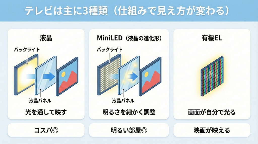 2026年】テレビおすすめ55選！サイズ・機能別の失敗しない選び方を解説