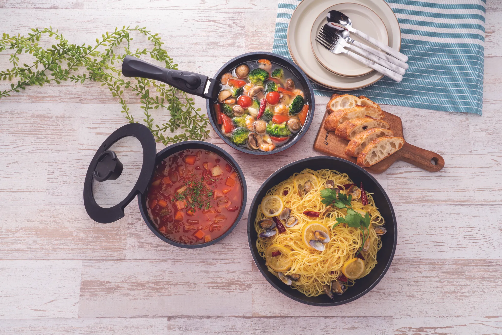 ♥冬にお奨め一押し【 高級ステンレス皿 食器 】&【卓上一人鍋用】8