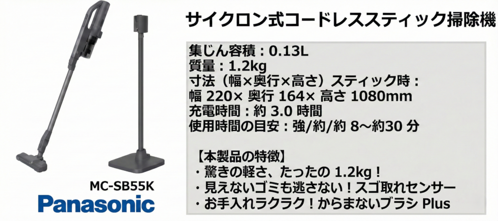 2026年】コードレス掃除機5社を比較！シャープ・パナソニック